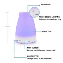 물방울가습기 나혼자산다 초음파 가습기 100ml 아로마 에센셜 오일 디퓨저, 한개옵션0