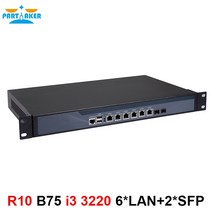 네트워크 방화벽 1u 랙 이어 케이스 b75 i3 3220 방화벽 하드웨어 어플라이언스