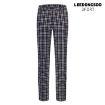 [이동수골프]데일리 골프웨어~깔끔하고 고급스런 남성 간절기 긴바지 한번쯤 입고 싶은 찐곤색 체크바지h0a sl2030 n1