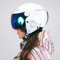 duma 위너 스키 보드 헬멧 + 귀마개, 무광블랙