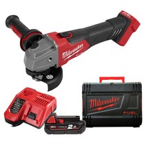 밀워키 M18 FSAG100X 18V 4인치 충전그라인더 세트, 1. M18 FSAG100X-201X