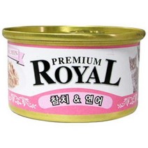 펫스토리 프리미엄 로얄 고양이캔, 참치 + 연어, 12개