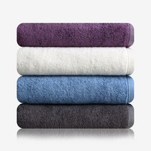 송월타월 뱀부도미닉무지 180g 세면타올 10매, 파랑색