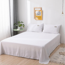 [몽트노블] 호텔식 매트리스 침대 화이버 시트 슈퍼싱글 퀸 커버 유럽식 화이트 플랫시트