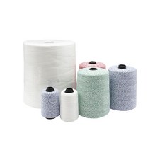 포장미싱 포대미싱 천막 미싱기 실 화이트 칼라, 1kg 빨간색과 흰색 1롤