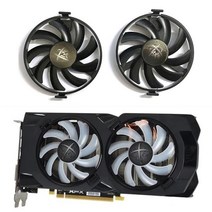 블랙 울프 그래픽 냉각 팬용 FDCU12S9-C 580 GPU 쿨러 XFX AMD Radeon RX 480 470 570 RS DC 12V 0.45A, 01 2pcs