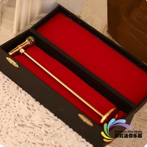 미니 황동 금도금 마이크 마이크 모델 높이 조절 가능한 악기 장식품-58460, 11. 포장지에 대해서는 고객 서비