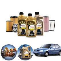 베르나(99~02) 1.3/1.5 가솔린 토탈쿼츠 이네오 넥스 5W30 5W40 BEX 합성엔진오일 4통+a2057+o182 ONL-016 cs01007, 벡스 5w40(롱라이프) 필터 코팅제 포함