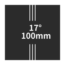 카본 스템 마운트 Deda 전체 탄소 섬유 블랙 광택 MTB/도로 자전거 각도 6/17 도 줄기 31.8mm * 60-130mm 산악 부품, [12] stem 17D 100mm