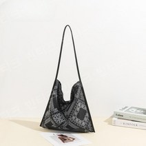 빈티크 가죽믹스 페이즐리 에코백 데일리 여름 숄더백 휘뚜루마뚜루 가방