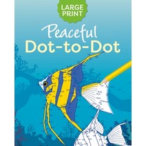 (영문도서) Large Print Peaceful Dot-To-Dot Paperback, Sirius Entertainment, English, 9781398820371