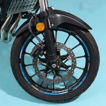 혼다 CB500X CB 500X CB500 X 풀 세트 장식 오토바이 휠 스티커 반사 모터 자전거 방수 림 데칼, 02 CB500X-blue