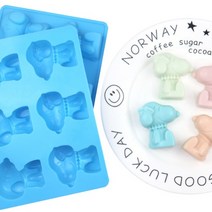 몰드비 스누피6구 실리콘 금형몰드, 단품