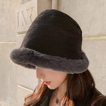 아리샵 포근포근 오브제 롤업 보닛스타일 버킷햇