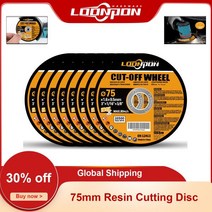 디스크휠 수지 커팅 디스크 75mm/3 inch 금속 휠 Dremel 그라인더 로타리 공구 5-30Pcs, CN, 15개