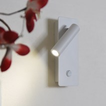 조명프라자 LED 베르나 벽등 3W 거실 침실 침대 벽등 벽부등, 화이트