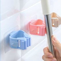욕실 청소도구 봉 밀대 대걸레 고정홀더 거치대 KK457 막 압충봉걸이 레걸이 청소도구 도구걸이 대걸, 밀대걸이/화이트, 화이트
