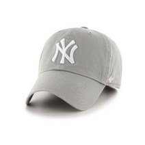 47브랜드 빅로고 NY 양키스 클린업 볼캡 그레이 모자MLB GY