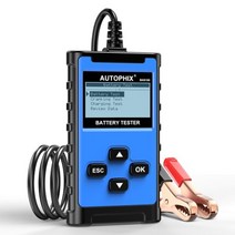 배터리 테스터 멀티 진단기 접지저항측정기 Autophix BAS100 자동차 배터리 테스터 12/24V 부하 크랭킹 충, 01 Autophix BAS100
