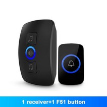 무선 초인종 도어벨 무선벨 towode 시스템 eu 플러그 433mhz 홈 보안 환영 스마트 키트 4 레벨 볼륨 32 musics 조절 가능, 협력사, 키트 1