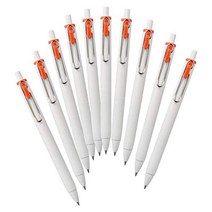 MITSUBISHI Pencil Mitsubishi 연필 젤 볼펜 Uniball One 0.38 만다린 오렌지 10 Hako UMNS38.38, 1개, 상품명참조