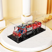 레고 테크닉 42068 공항 화재 구조차 핀 고정형 아크릴 디스플레이 케이스 장식장 진열장