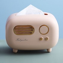 두루마리 티슈 휴지 케이스 화장지 티슈 롤휴지 커버 박스, 핑크