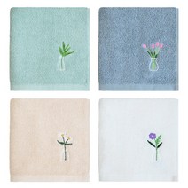 송월타올 블라썸 130g 데일리 수건, 1장, 베이지