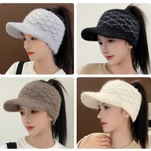 그린코코 겨울모자여성 밴딩 니트 여성모자 여자 겨울모자 방한모자