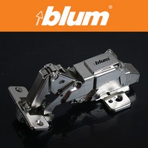 [BLUM] 블룸 덮방 타입 155˚ 경첩(힌지)-스크류고정/팁온사용 시 푸쉬오픈 가능/도어위치 조절가능, 18T - 868.0036