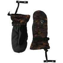Volcom 여성용 V.snow Over 스노우보드 스키 장갑 블랙 S3, Dusk Camo S3, Small