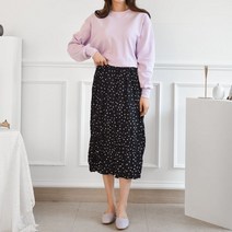 Lovely 쉬폰스커트 주름스커트 도트스커트 도트롱 쉬폰스커트 주름스커트 도트스커트 도트롱스커트 쉬폰롱스커트 밴딩스커트 캠퍼스룩 페미닌룩 걸리쉬룩 데일리코디룩