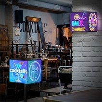 아바비젼 360 사이니지 큐브 LED 사이니지, 천장형