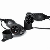 전기 자동차 충전 케이블 EV 충전기 타입 1-2 플러그 32A 1 상 EVSE 코드 ev 스테이션 SAE J1772 5M