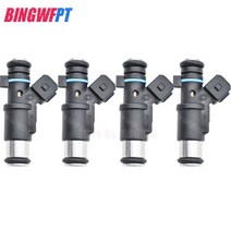 연료 인젝터 4pcs 연료 인젝터 1984E0 01F002A 0280156357 348001 푸조 시트로엥 BERLINGO C2 SAXO XSARA 1, 한개옵션0