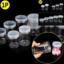 만물덕 납작 플라스틱 보관용기 4.8CM - 100ML 냉동고정리함 발효통 젓갈통 요거트통 플라스틱원통 김통 슬라임 타파통 냉동실정리함, 7cm - 300ml, 1개