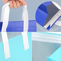 보냉가방 보온도시락 단체도시락 유치원 어린이집, 색상/사이즈, 소 - 하늘색