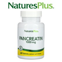 네이처스 플러스 판크레아틴 1000 mg Pancreatin 60정
