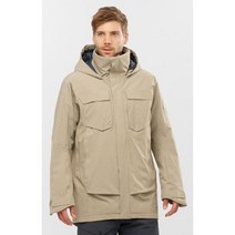 살로몬 Stance Cargo Insulated 자켓 남성 Roasted Cashew/heather 방한 점퍼104542