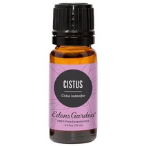 에덴스 가든 시스투스 에센셜 오일 100% 순수 치료 등급천연동종 요법 아로마테라피, 10ml