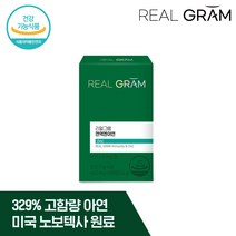 [본사공식] 리얼그램 면역력 글루콘산 아연 28mg 고함량 남자 여자 영양제 1병 2개월분, 1개