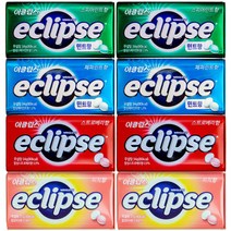 이클립스 무설탕 캔디 8개 스트로베리 피치 페퍼민트 스피어민트 11203433, 페퍼민트향 8개