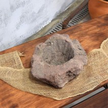 빈티지 풍란 석부작 화산석화분 약35cm 4호 대엽 그린