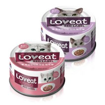 사조 러브잇 레드라벨 160g 고양이 간식캔, 흰살참치와 연어, 1박스(24개)