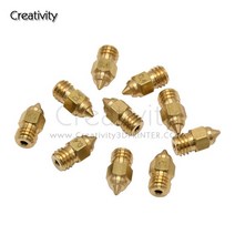 juki nozzle 5/10PCS CR-6 SE 노즐 Hotend 압출기 키트 Ender-3S1 MK8 0.3/0.4/0.5/0.6/0.8MM 3d 프린터 부, 02 0.4mm_01 5PCS