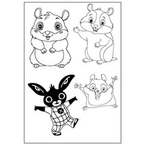 2021 clear stamp of elf 나비 고양이 토끼 마우스 성 우표 수집 앨범, 금