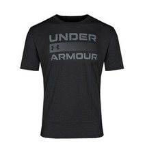 언더아머 언더아머반팔티 JQJ 1370952-001 남성 UA 팀 이슈 그래픽 반팔 티셔츠