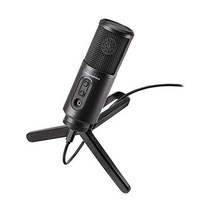 오디오-테크니카 ATR2500x-USB 콘덴서 마이크(ATR 시리즈) 무선마이크 콘덴서마이크 핀마이크 무선핀마이크 방송용 팟캐스트 녹음 라이브 스트리밍 게임용, ATR2500x-USB_마이크로폰
