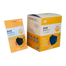 더올바른 KF-94 소형 올바른 황사방역마스크 30매 (블랙) / 국산 원자재 사용, 30매입, 1개, 블랙