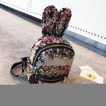 스팽글파우치 지퍼 파우치 필통 세트 수납 심플 스팽글 백팩, 사색금